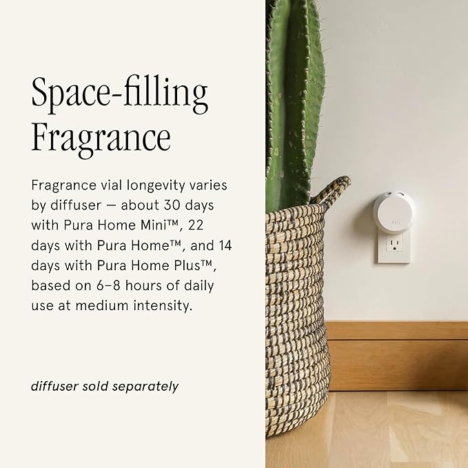 Pura Home Scent Refill - Smart Home Air Diffuser - Hours of Luxury Fragrance per Refill - Clean & Safe Pura Diffuser Refills - Sunshine Blossom (2 Pack)