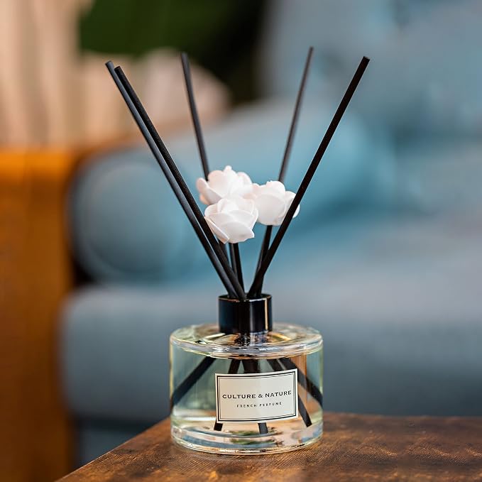 CULTURE & NATURE Reed Diffuser Set (6.7OZ, French Perfume)
