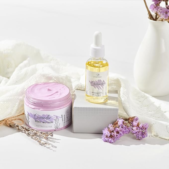 Mothers Day Gifts for Mom Spa Bath Gift Baskets Relaxing Spa Self Care for Women Her Sister Wife Bridal Shower Gifts Box Home Bath Care Package Thank You Birthday (Purple -Spa for Women)