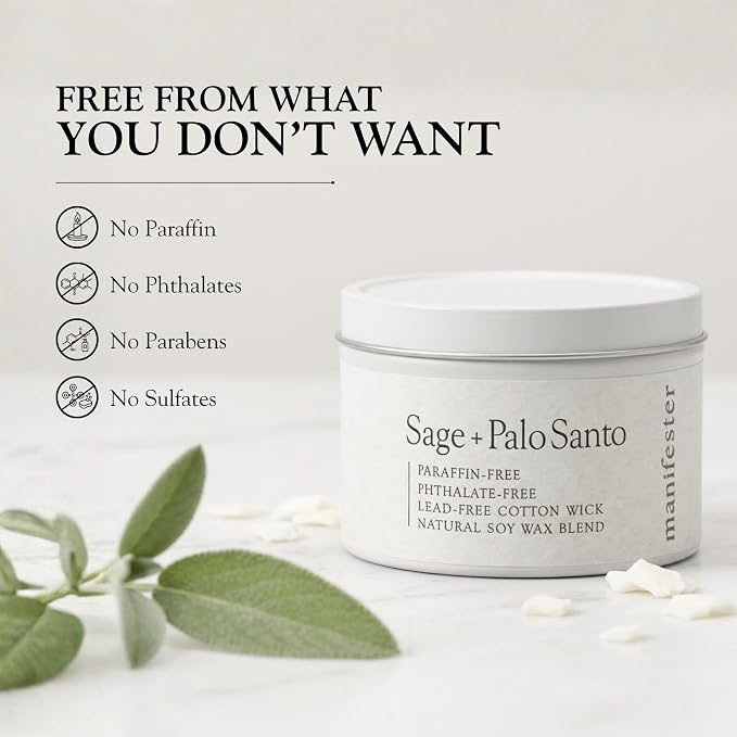 Soft Girl Natural Soy Wax Candle with Mantra – Clean Burn 100% Cotton Wick (No Lead or Zinc) – Phthalate-Free & Paraben-Free – Long-Lasting – Gift for Women – 6 oz (Soft Girl Era Jasmine + Coconut)