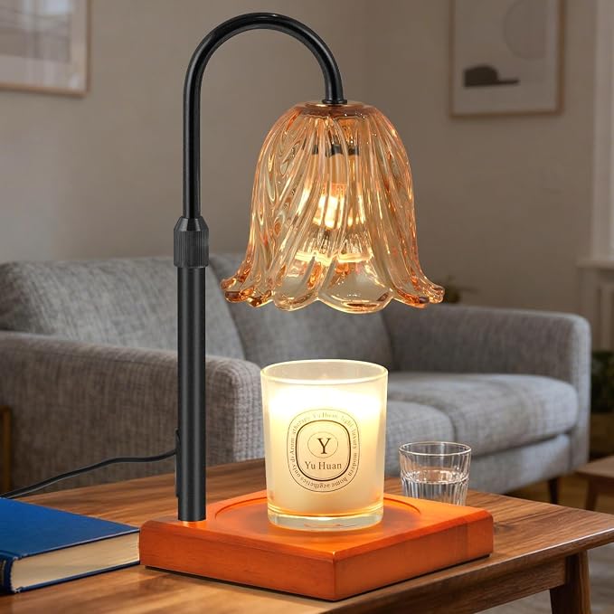 GODONLIF Candle Warmer Lamp with Timer Dimmable, Birthday Gifts for Women Mom, House Warming Gifts New Home Decor, Wax Melt Warmer for Jar Candles