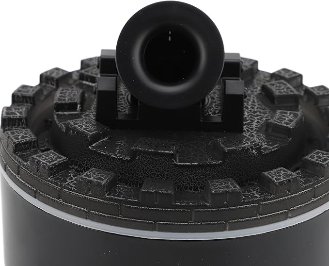 USB Fragrance Diffuser, Spiting Smoke Rings Design Cool Mist Humidifier Scent Machine for Home Bedroom Car Office Room (Black)