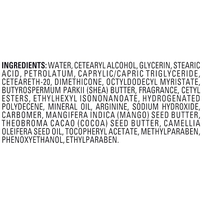 Jergens Rose Body Butter Lotion, Hand and Body Moisturizer with Camellia Essential Oil, for Indulgent Hydration, 7 Oz