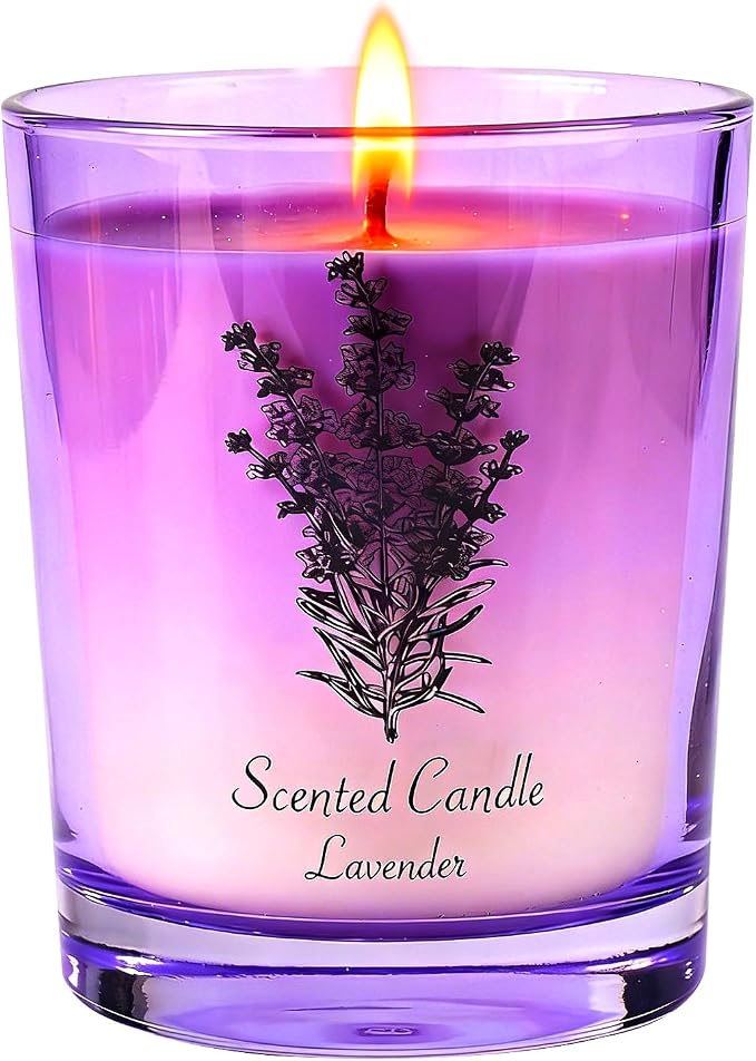 Mothers Day Gifts, Lavender Soy Candle for Women, Mothers Day Candles from Daughter Son, Anniversary Couple Gifts, Home Scented Aromatherapy Candle