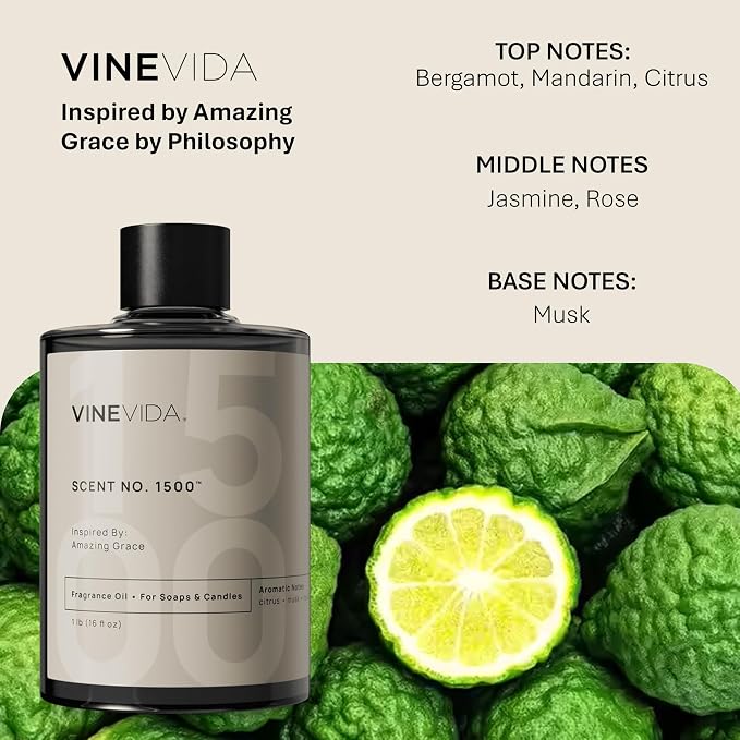 VINEVIDA [16oz] (Our Version of) Amazing Grace Fragrance Oil - Made in USA Scents - Natural Fragrance Oil