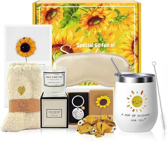 Birthday Gifts for Women Self Care Get Well Soon Gift Baskets, Care Package Gifts Basket for Women Mom Her Best Friends Sister Wife Girlfriend Coworker