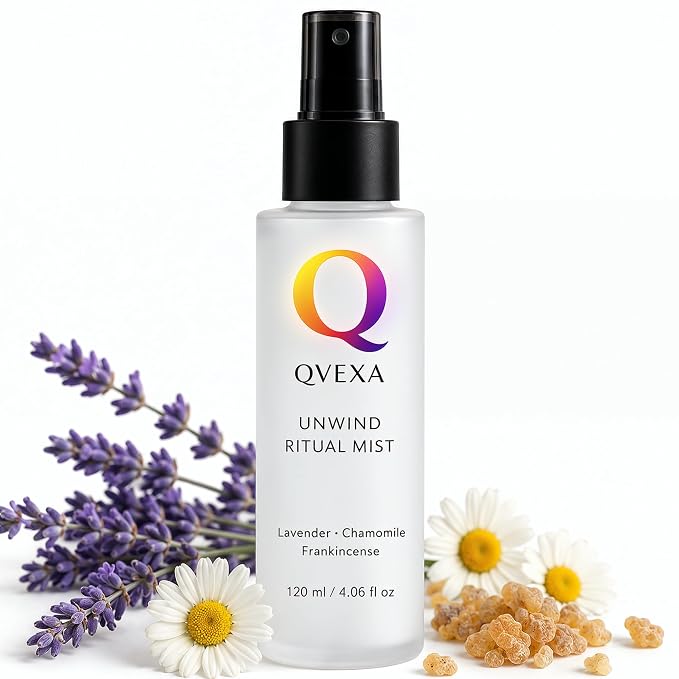 Unwind Ritual Deep Sleep Pillow Spray & Aromatherapy Mist, 4.06 fl oz | Stress relief aromatherapy mist with Chamomile & Frankincense, linen, bed & pillow sleep spray, relaxation, anytime reset.