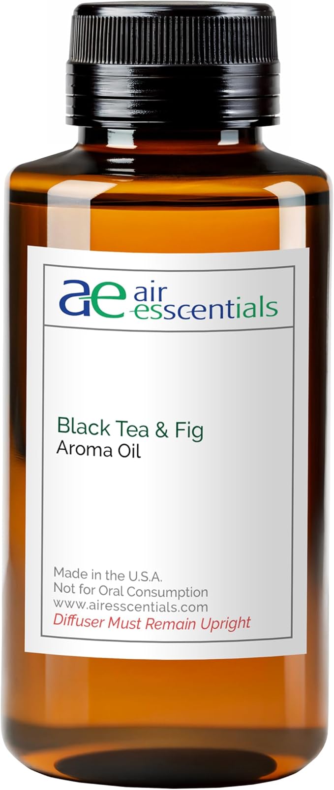 Black Tea & Fig Aroma Oil, Essential Oils Blend for Diffusers & Scent Machines, Herbal Fruity Blend and Amber, Aromatherapy, Cold Air Diffuser Compatible, 300 mL