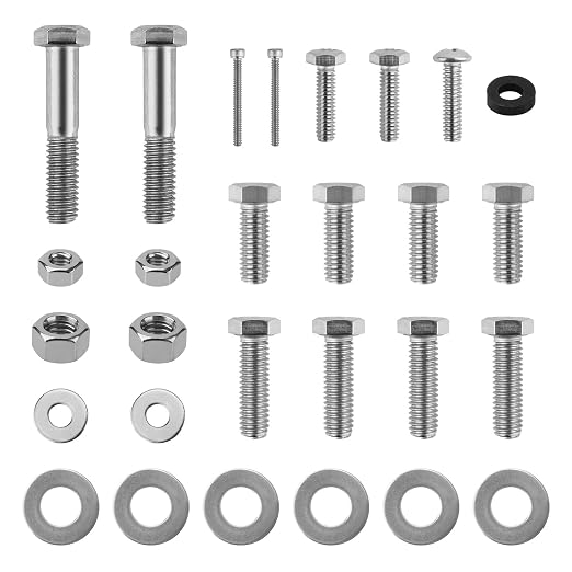 Pool Pump Bolt Kit Replacement for All Pentair Whisperflo Pool and Spa Parts, Seal Plate kit Includes Motor Bolts, Seal Plate Bolts，Impeller Screw Washer and Diffuser Screws