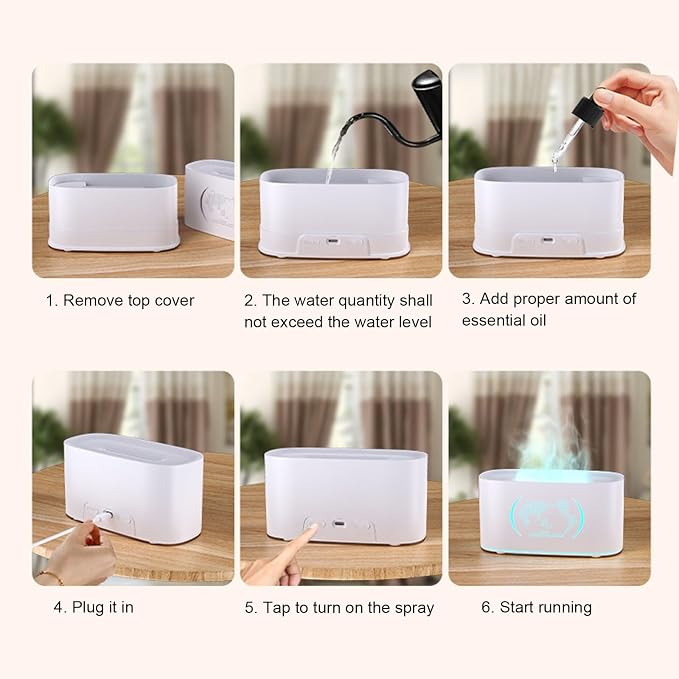 Auto Shut Off 160ml Essential Oil Diffuser 7 Color LED Light Easy Control Humidifier Desk Aromas Diffuser USB Powered
