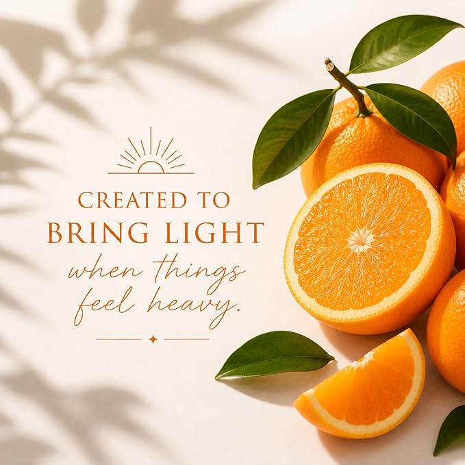 Tender Hope Orange Paradise Candle – Fresh Citrus Orange Scent, Long Lasting Soy Paraffin, 227g | Fresh Citrus Orange Scent, Long Lasting, Soy Paraffin