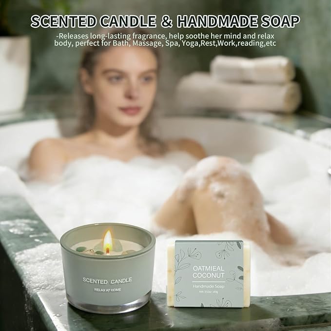 Get Well Soon Gift Baskets for Women, for Mom, Thinking of You Warm Spa Care Package with Luxury Gifts Basket for Women Friends Sister