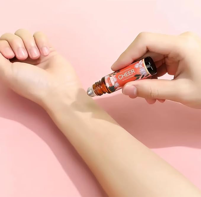 Essential Oil Roll On for Stress Relief, Sleep, Calm | Calm Essential Oil Roll On, Aromatherapy Roll On Oil Blends for Massage, Self Care Relaxation Gift