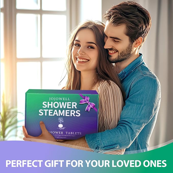 Shower Steamers Aromatherapy -12 Pack Birthday Gifts for Women Men, Mothers Day Gifts, Shower Bombs with Essential Oils, Eucalyptus for Shower, Nasal Relief, Self Care Home Spa Gifts for Mom, Her