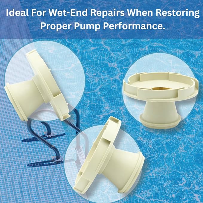 AppaeTech 1/2 HP 2.5 HP Pool Pump Diffuser Assembly Replacement for WhisperFlo & IntelliFlo Pool and Spa Pumps | Replaces 072928 / 072928Z