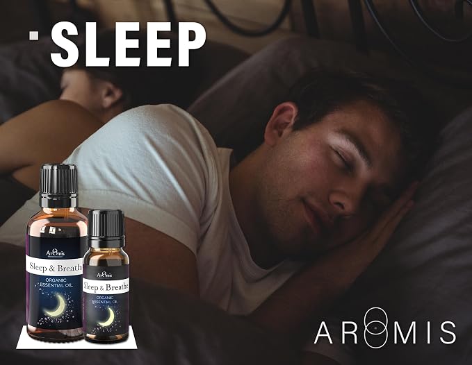 ArOmis Sleep & Breathe Essential Oil - 100% Pure Therapeutic Grade - Undiluted, Premium Oil - 150 Micron Filtered, Perfect for Aromatherapy Diffusers (30ml / 1 fl oz)