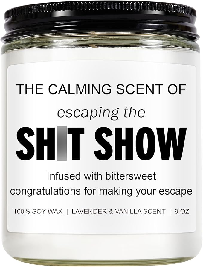 Younift Sarcastic Candles, Going Away, Goodbye, Farewell Gifts for Coworkers - Retirement, Coworker Leaving Gifts for Women, Men - Leaving Job, Moving Away Presents for Friends, Boss, Work Bestie