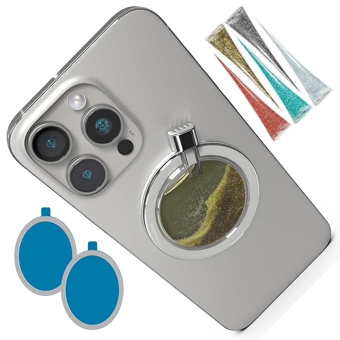 Magnetic Perfume Diffuser for Phone & Home, Portable Fragrance Dispenser with Refillable Container, Essential Oil & Perfume Holder for Car, Office, Bedroom, Gifts for Women & Men