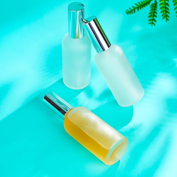 YU FENG Perfume Bottles Empty Glass Refillable Atomizer 3 Pack 100ml/3.4oz