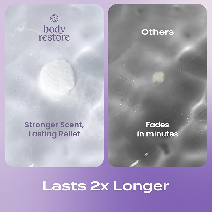Body Restore Shower Steamers Aromatherapy 15 Pack – Fathers Day Gift for Dad, Luxury Spa Gifts for Men, Relaxation Stress Relief Self Care – Premium Lavender Essential Oil Tablets