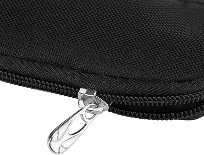 10 Holes Essential Oil Carrying Case, Oxford Zipper Essential Oil Travel Case, Portable Essential Oil Storage Bag with Key Chain for Storaging 2/3ml Roller Bottles
