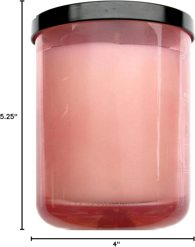 DW Home Peony Petals Scented Candle for Home, 15 oz, Large Double Wick Candle Jar, Up to 56H Burn Time, Luxury Scented Candle for Relaxation, Gifting, Home Décor