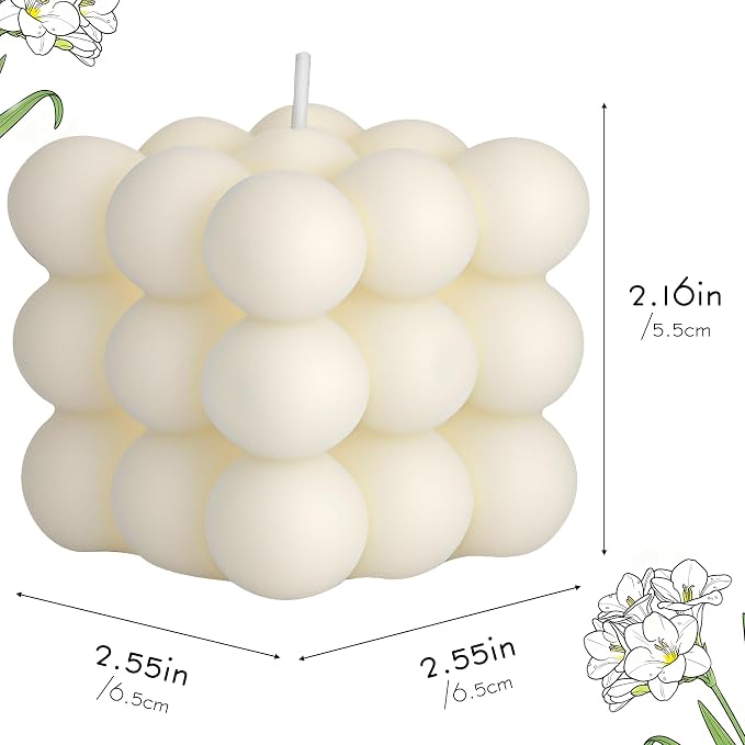 SHIDOW Shaped Scented Candles, Premium Soy Blend Wax Aromatherapy Candle, Relaxing Fragrance Decorative Candle for Home Bedroom Bathroom Office Indoor Ornament