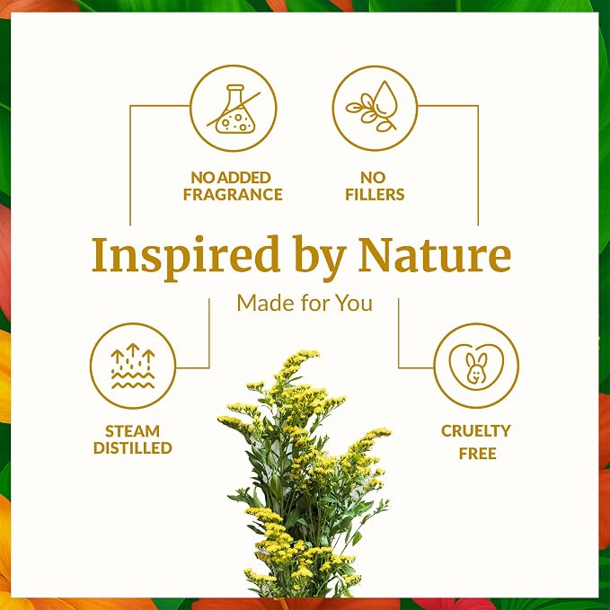 SVA Rue Essential Oil – 1/3 Fl Oz – 100% Natural Rue Oil - for Diffuser, Hair Care, Face, Skin Care, Aromatherapy, Scalp and Body Massage, Soap and Candle Making