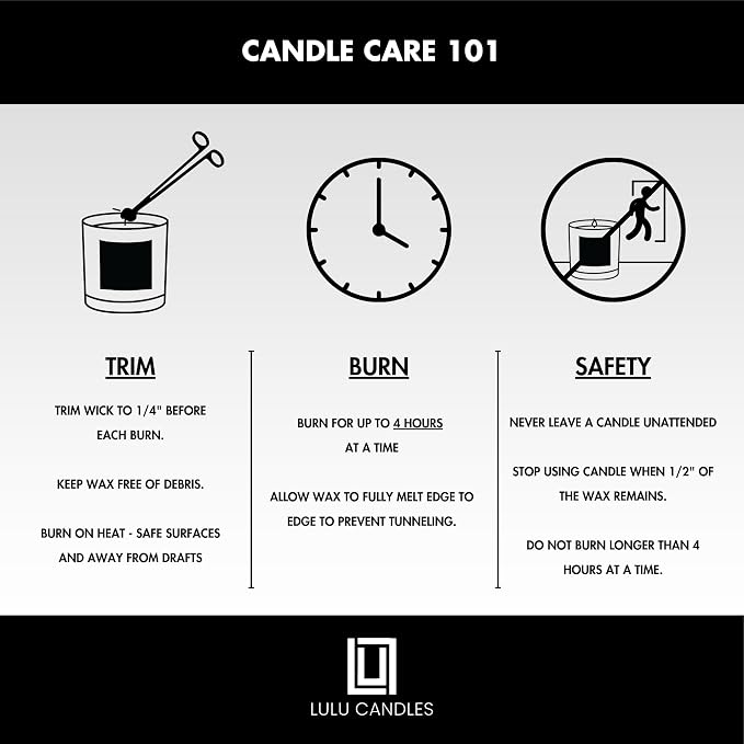 Lulu Candles | White Jasmine & Green Tea | Luxury Scented Soy Jar Candle | Hand Poured in The USA | Highly Scented & Long Lasting (9 Oz. 2 Pack)