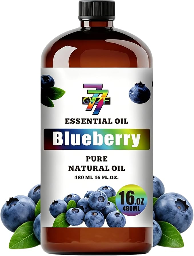 Blueberry Essential Oil – Sweet Blueberry Oil for Diffuser, Humidifier, DIY Candles, Soap, Home, Gift – 16 fl oz (480 ml) – GV77ZF