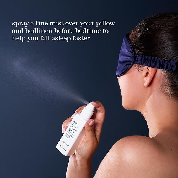 This Works Deep Sleep Pillow Spray with Lavender, Vetivert & Chamomile – Natural Aromatherapy Sleep Mist for Bedtime Relaxation, 75ml / 2.5 fl oz
