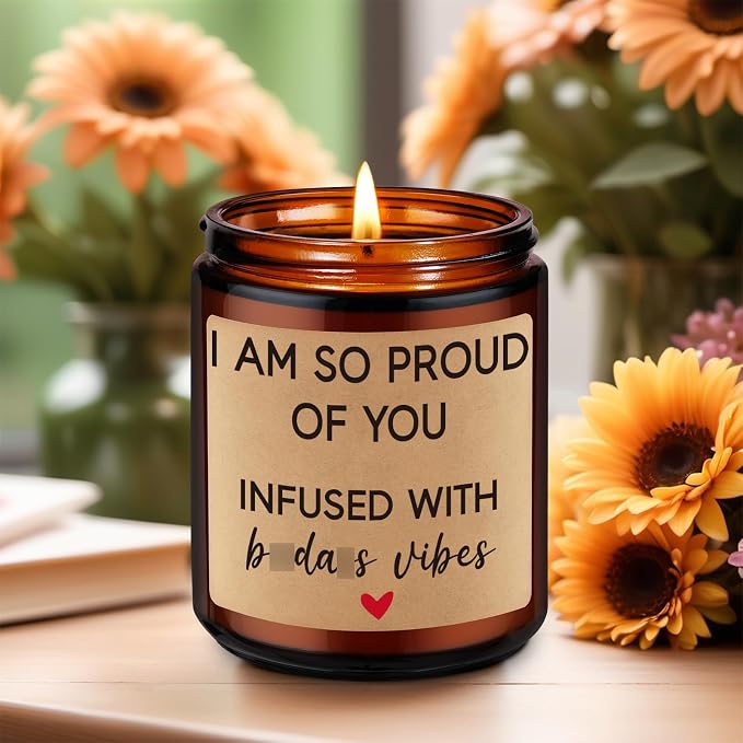 Fairy's Gift Scented Candles - Proud of You Gifts for Her, Him - Graduation, Divorce, Congratulations Gifts for Women, Men - Job Promotion, Congrats Presents for Women, Friend, BFF, Bestie