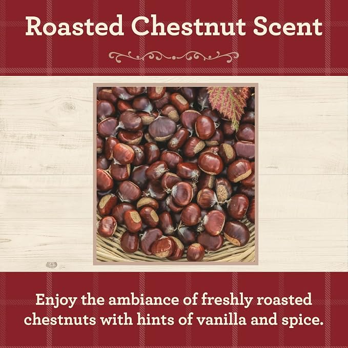 Our Own Candle Company, Roasted Chestnut Scented Mason Jar Candle, 100 Hour Burn Time, 13 Ounces