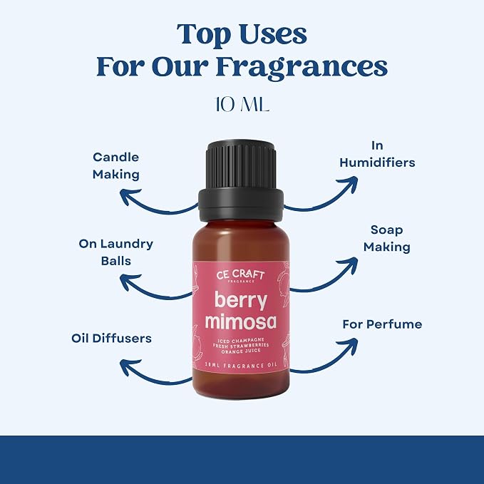 CANDECraftCo Premium Fragrance Oil – Diffuser Oils Fragrances Scented for Home, Candle Soap Making Supplies, Aromatherapy Blends for House (0.34 Fl Oz) (2-Pack, Barber Shop)