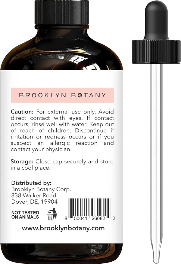 Brooklyn Botany Lemon Eucalyptus Essential Oil - Huge 4 Fl Oz - 100% Pure and Natural - Premium Grade with Dropper - for Aromatherapy and Diffuser