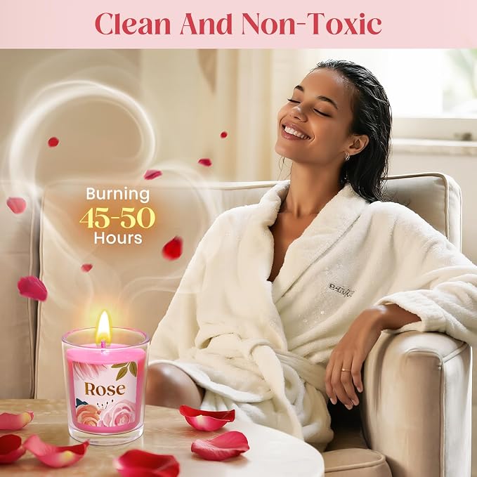 Birthday Gifts for Women, Self Care Spa & Bath Relaxation Gift Set | Great Pink Gifts for Mom, Sister, Girlfriend, Grandma,Friend, Perfect for Birthday, Mother's Day, Christmas, Valentine's Day