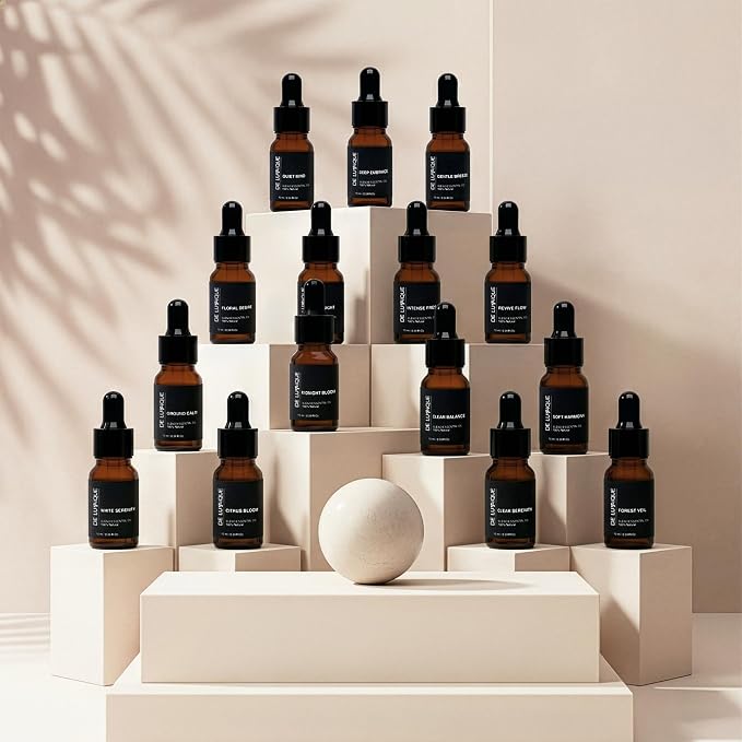 Calming Essential Oil Blend, 100% Natural Aromatherapy Grade, 10ml / 0.34 Fl Oz (Clear Serenity)