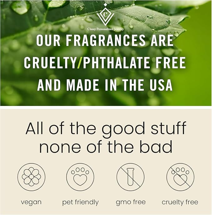 C Classy Car Air Freshener Hanging 2 Pack, Woody Citrus Essential Oil Diffuser, Long-Lasting Fragrance, Cute Car Accessories for Women & Men, Made in USA
