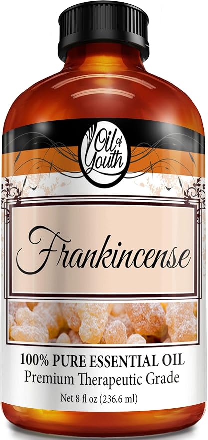 Oil of Youth Frankincense Essential Oil 8 oz – Pure & Therapeutic Grade Frankincense Essential Oil