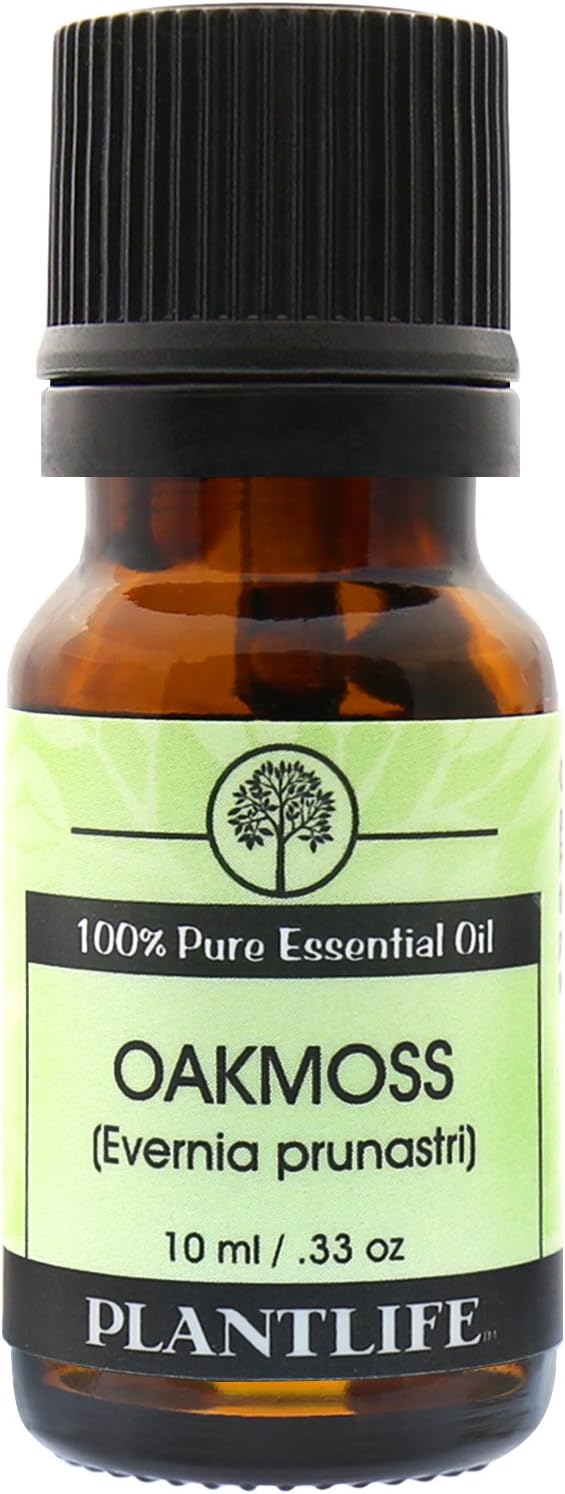 Plantlife Oakmoss Aromatherapy Essential Oil - Straight from The Plant 100% Pure Therapeutic Grade - No Additives or Fillers - 10 ml