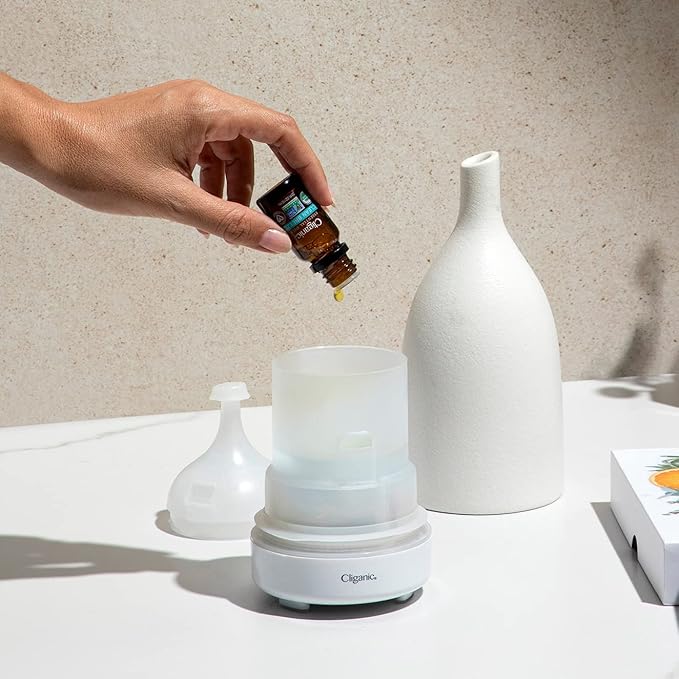 Cliganic USDA Organic Eucalyptus Essential Oil, 100% Pure | Natural Aromatherapy Oil for Diffuser Steam Distilled | Non-GMO Verified