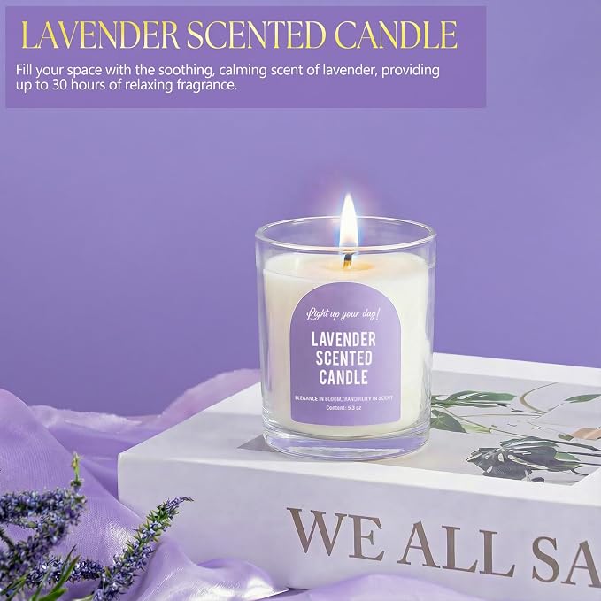 Mothers Day Gifts for Mom, 9pcs Happy Birthday Gifts for Women, Unique Birthday Relaxation Spa Gift Christmas Ideas Relaxing Lavender Set Self Care Gift Basket for Her Mom Sister Friend Teacher
