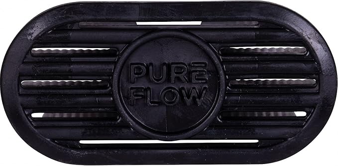 PUREFLOW Cabin Filter Air Freshener with Odor Eliminator – Fits on Most Car, Truck, and SUV Cabin Air Filters - Black Rock (1 Pack)