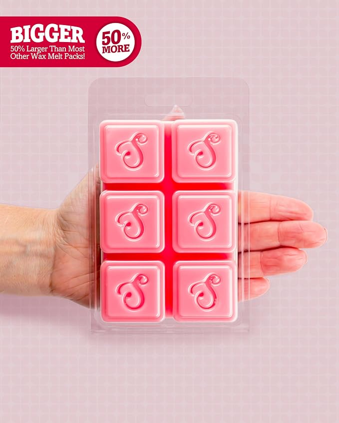 Shortie's Candle Company Pure Plumeria Premium Wax Melts - 3 Oz., Strong & Long Lasting, Non-Toxic - Made with Essential & Natural Oils - Formula 117