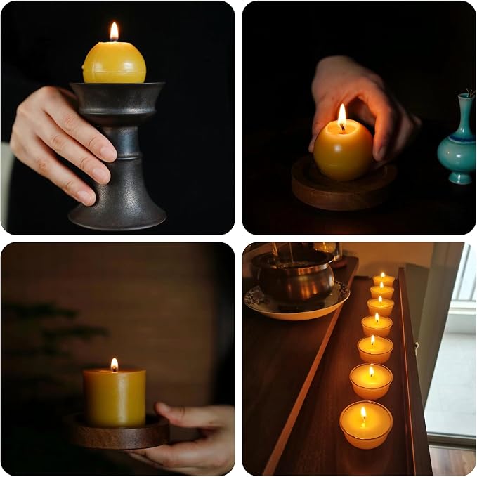 Candle Wicks 100 PCS 8 inch Hemp Candle Wicks 2.5mm Organic Beeswax Candle Wicks for Candle Making Candle Wick for Butter Candle Hemp Candle Wick