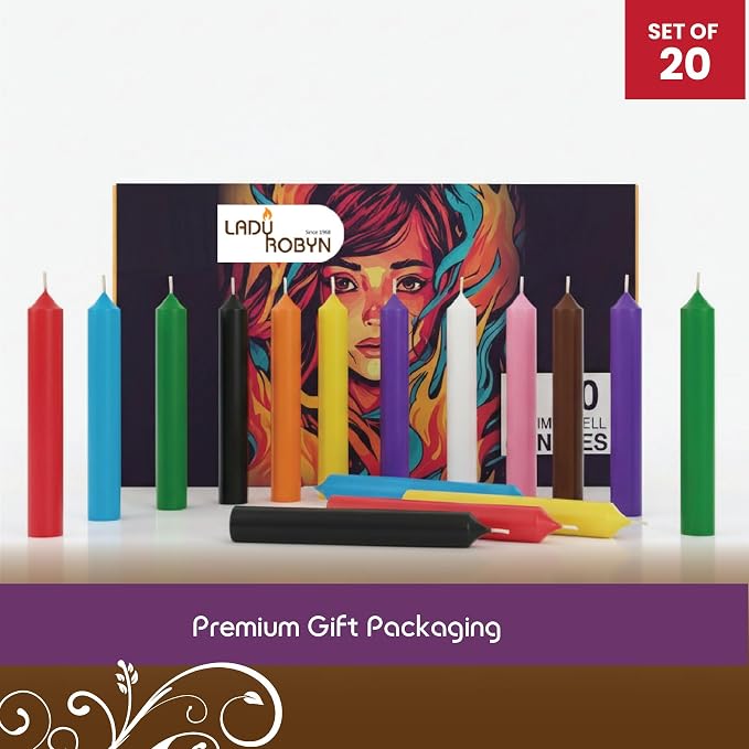 ladyrobyn Spell Candles (20 Candles) - One Shipping Charge!