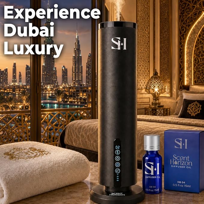 Inspired by 6-Star Hotel Dubai DB04 Hotel Scent Diffuser Oil | 0.5 Fl oz (15 ml) - Waterless Diffuser Oil Refill & Highly Concentrated Fragrance Oil, Diffuser Oil Scents, Hotel Oil Diffuser