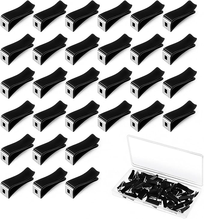 Frienda 130 Pcs Car Vent Clips for Freshies Bulk Square Head Air Conditioner Clips with 2 Storage Boxes, Durable Auto Air Outlet Perfume Holders for Car Decoration Accessories