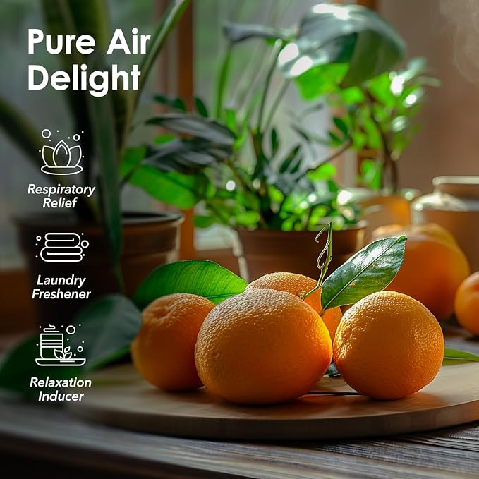 Heavenly Pure Sweet Orange Essential Oil 16 Fl Oz (Pack of 1) Large Bottle for Aromatherapy Diffusers Candles and DIY Crafts