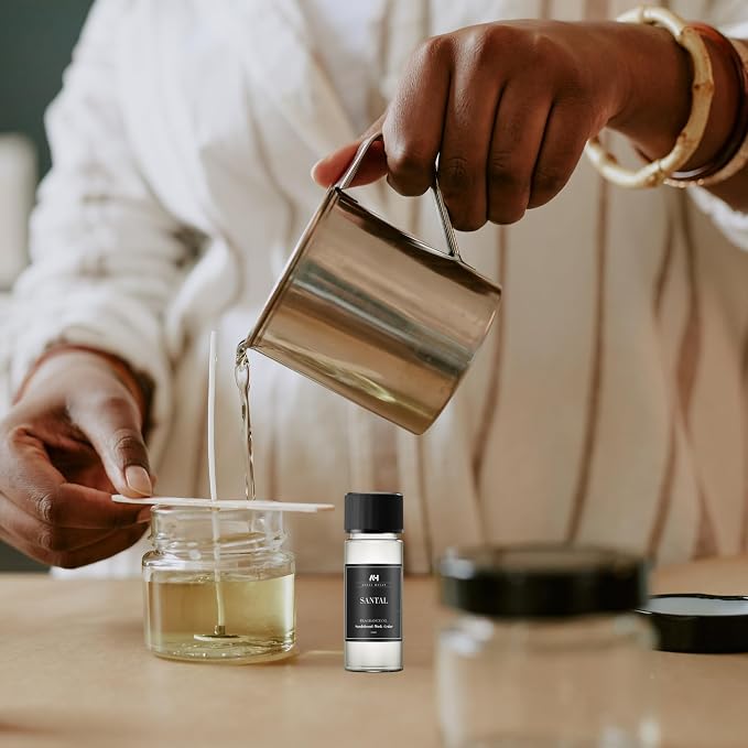 Santal Diffuser Oil 20ml - Home Luxury Scents Refill - Inspired by Santal Perfume - Sandalwood, Leather & Cedar - Make Your House Smell Good - Aromatherapy Diffuser Oil - Hotel Scents for Diffuser